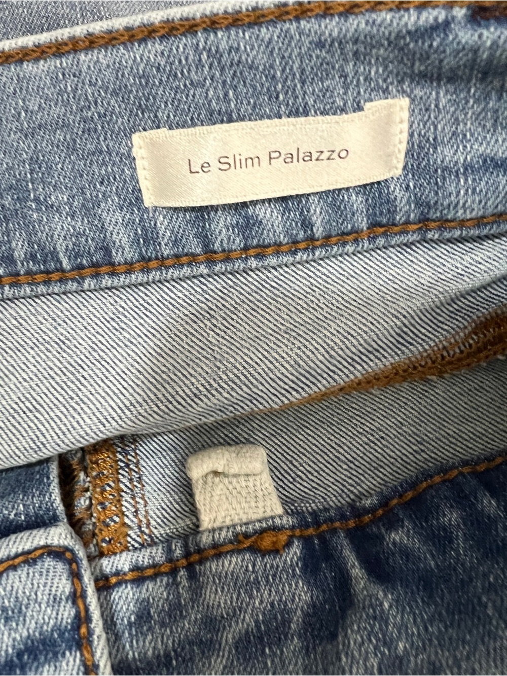 FRAME Le Slim Palazzo Modernist Pocket Jeans in Diverge Women’s Size 28 - Picture 6 of 7